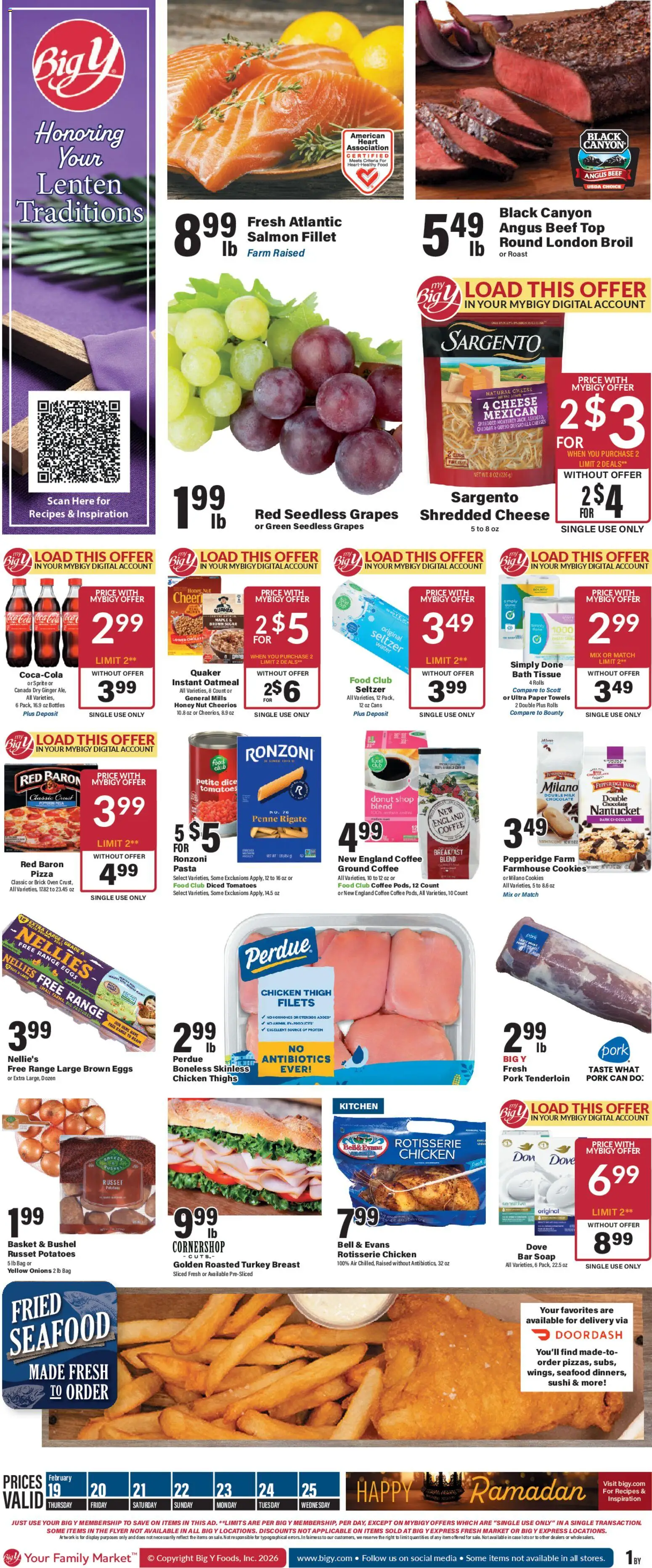 Ad Preview of Big Y Weekly Ad from 02/19/2026