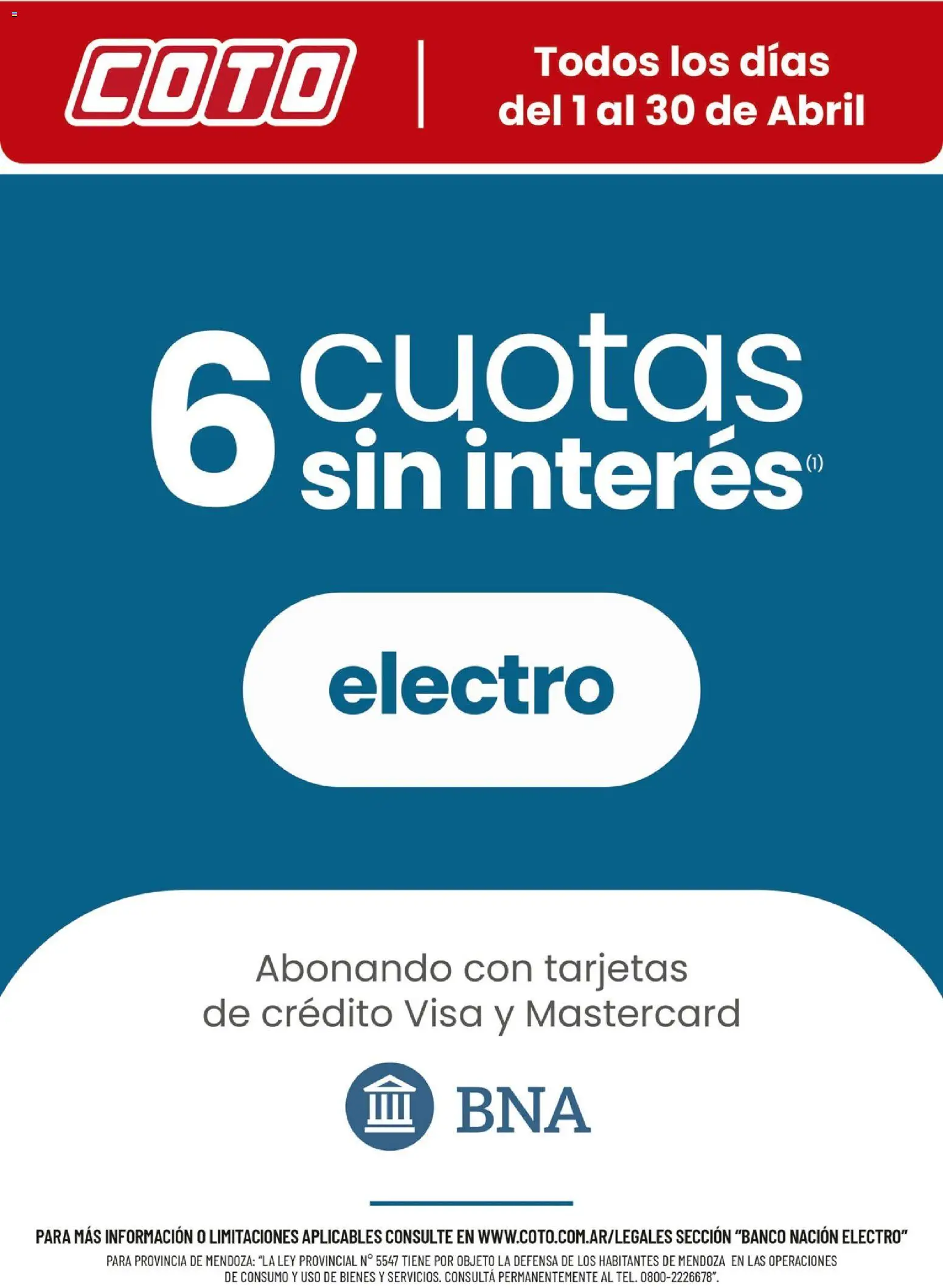 Vista previa del folleto de la tienda Coto válido desde el 01/04/2026 