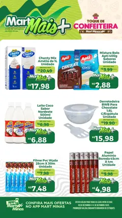 Pré-Visualização do folheto "Ofertas de confeitaria" da loja Mart Minas válido a partir de 09/12/2025