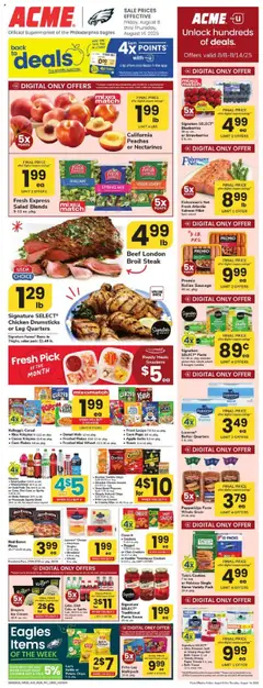 Ad Preview of Acme Weekly Ad - NJ from 08/08/2025
