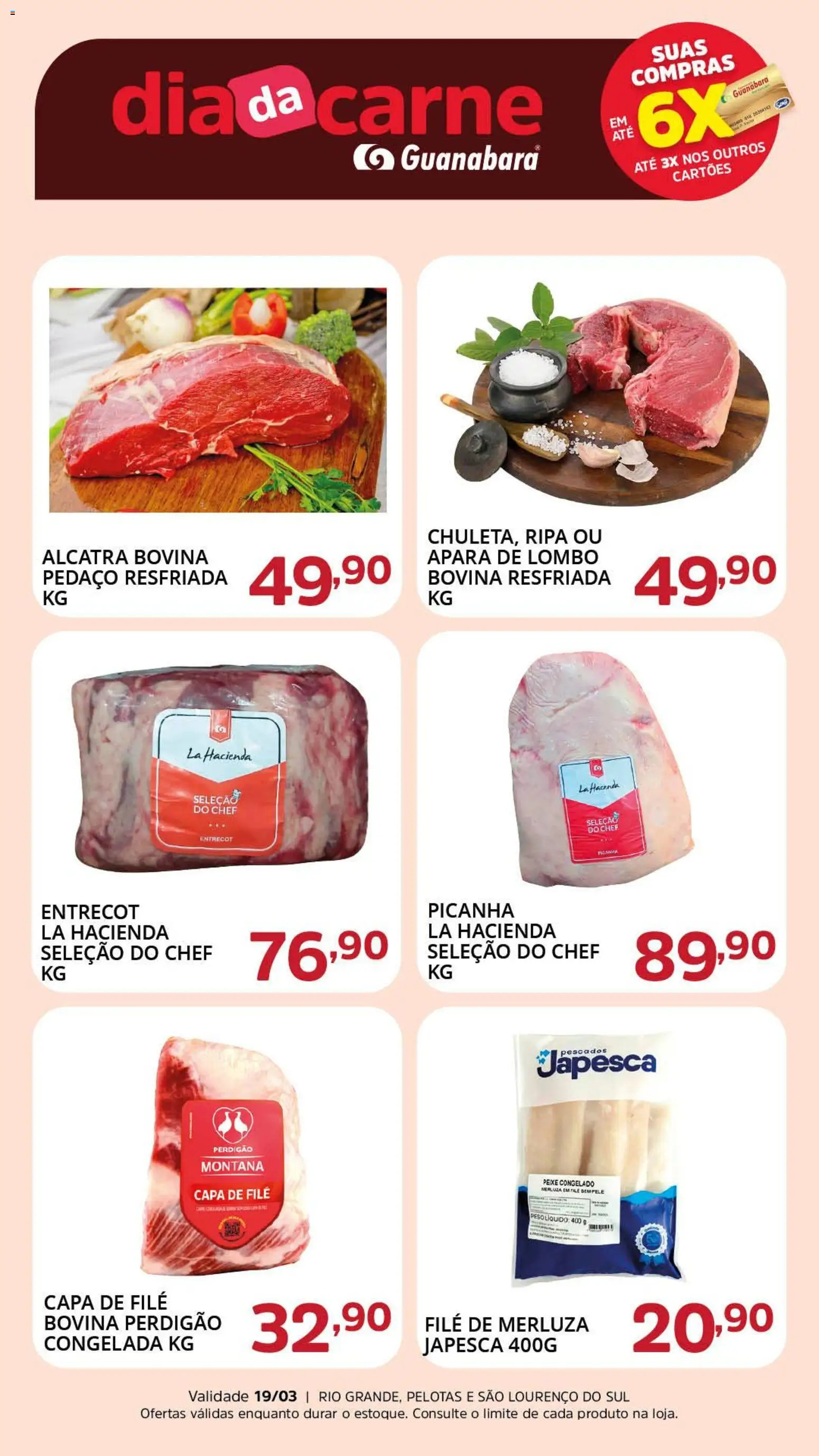 Pré-Visualização do folheto "Supermercado Guanabara - Ofertas da semana" da loja Supermercado Guanabara válido a partir de 19/03/2026