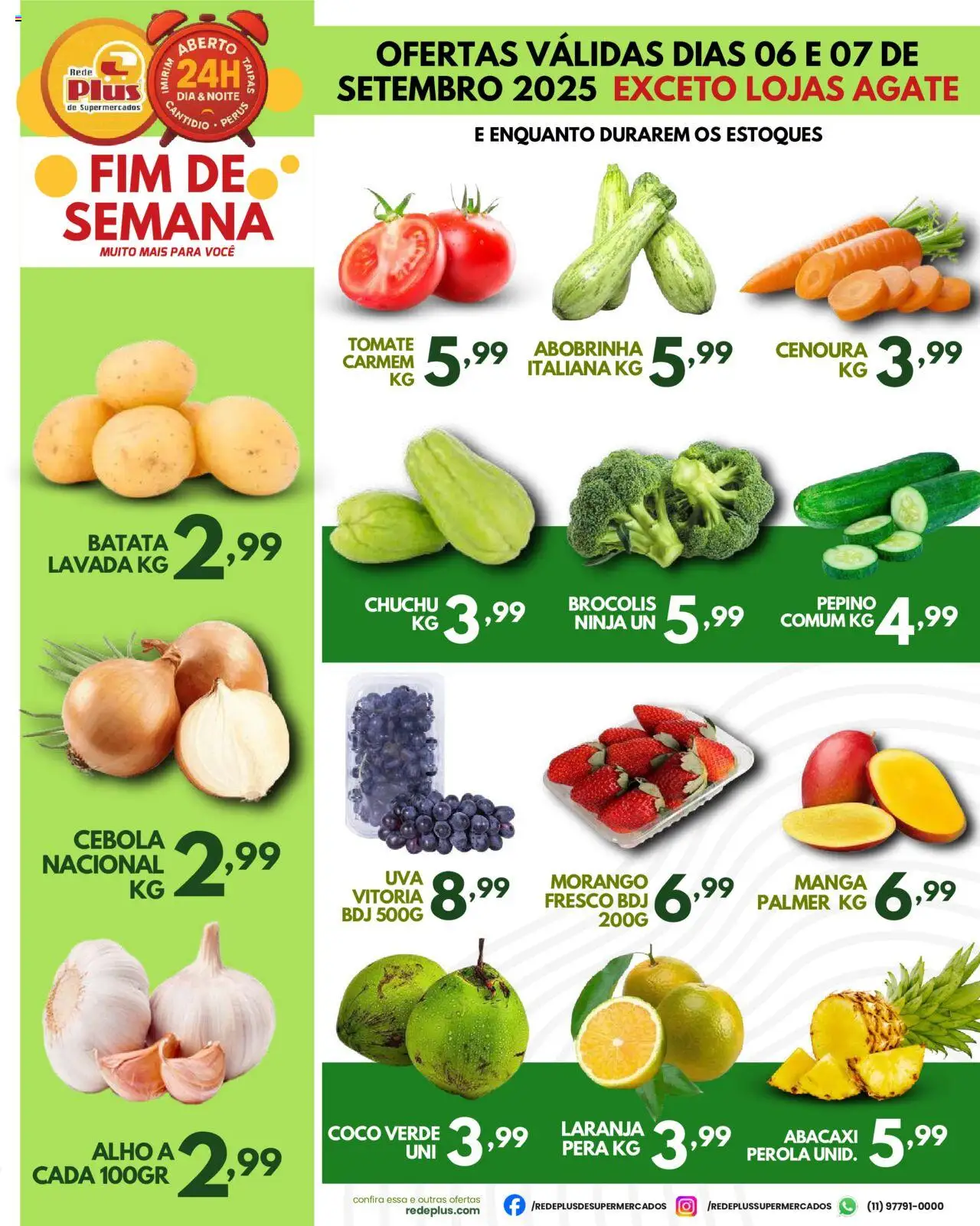 Rede Plus Supermercados folheto "Ofertas da semana" válido a partir de 06/09/2025 - número de página 1