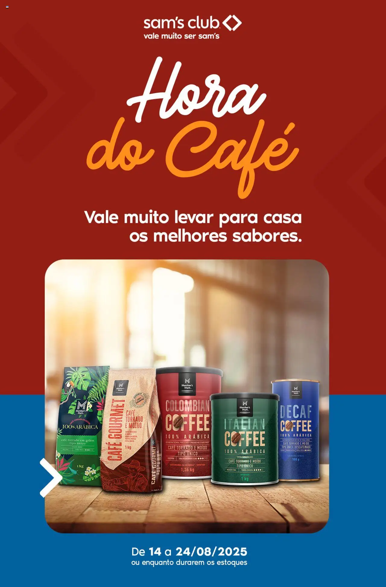 Sam's Club folheto "Ofertas Hora do Café" válido a partir de 14/08/2025 - número de página 1