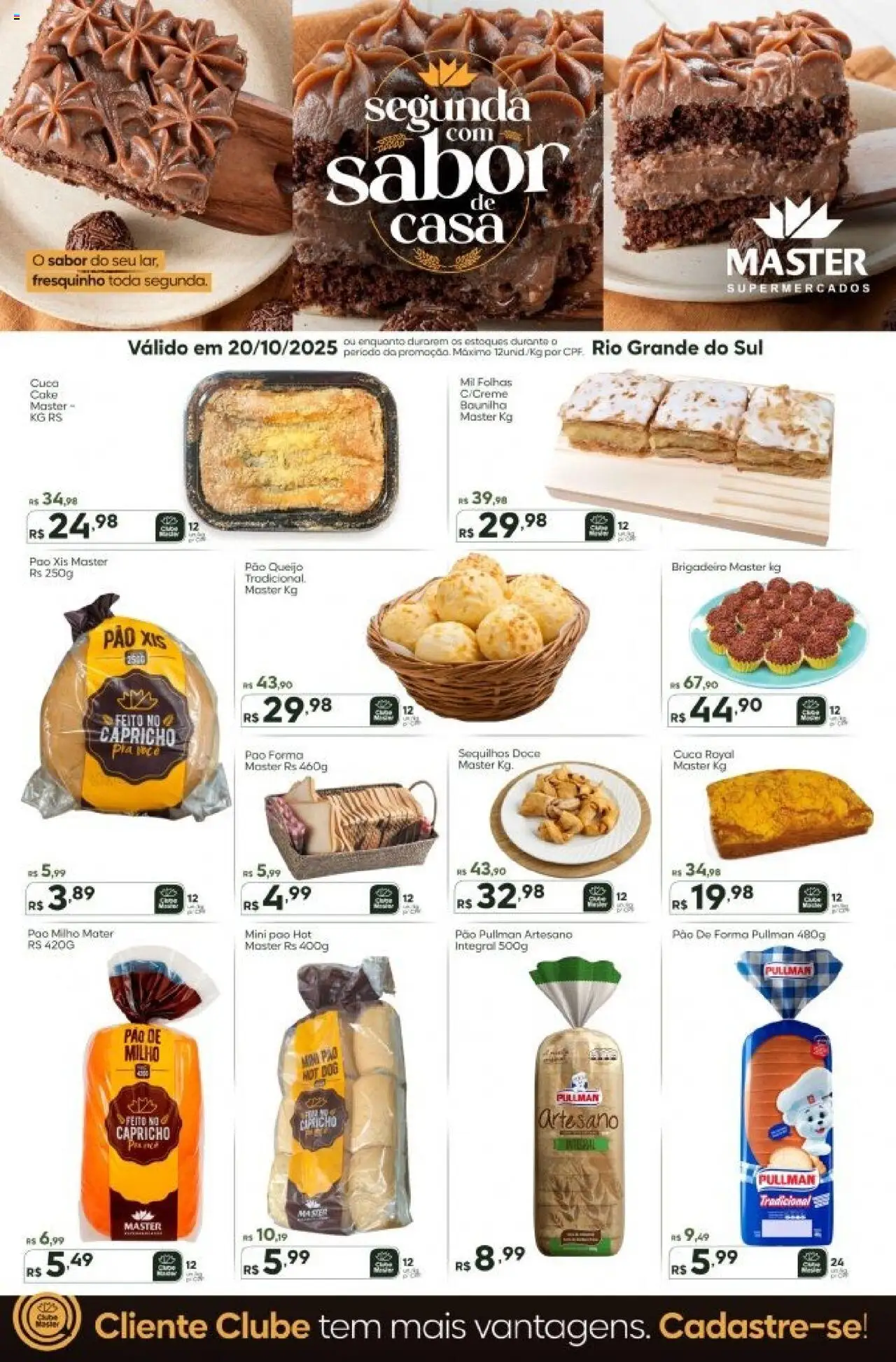 Master folheto "Ofertas do Dia" válido a partir de 20/10/2025 - número de página 1
