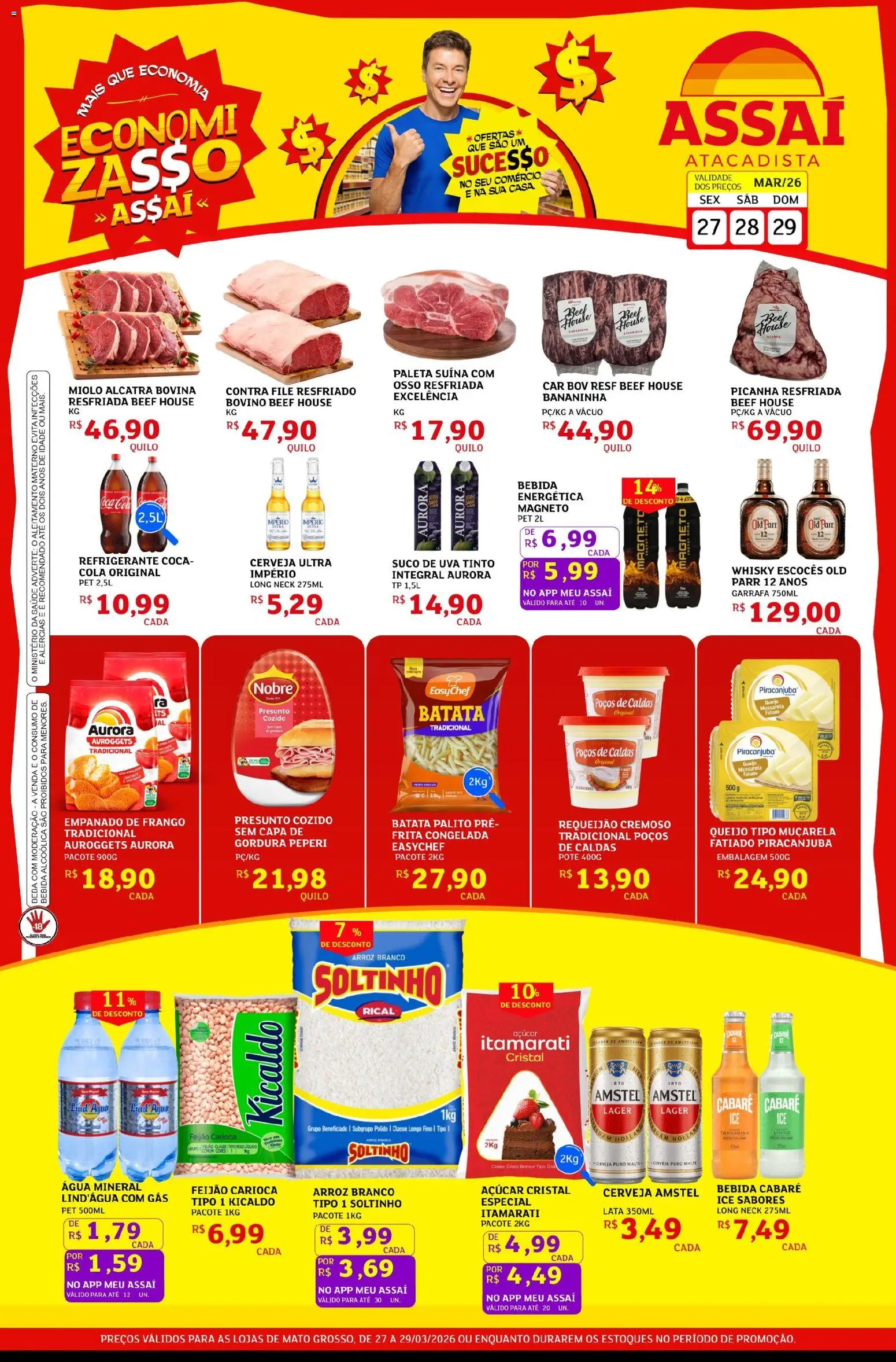 Pré-Visualização do folheto "Assaí Atacadista ofertas - RO" da loja Assaí Atacadista válido a partir de 27/03/2026