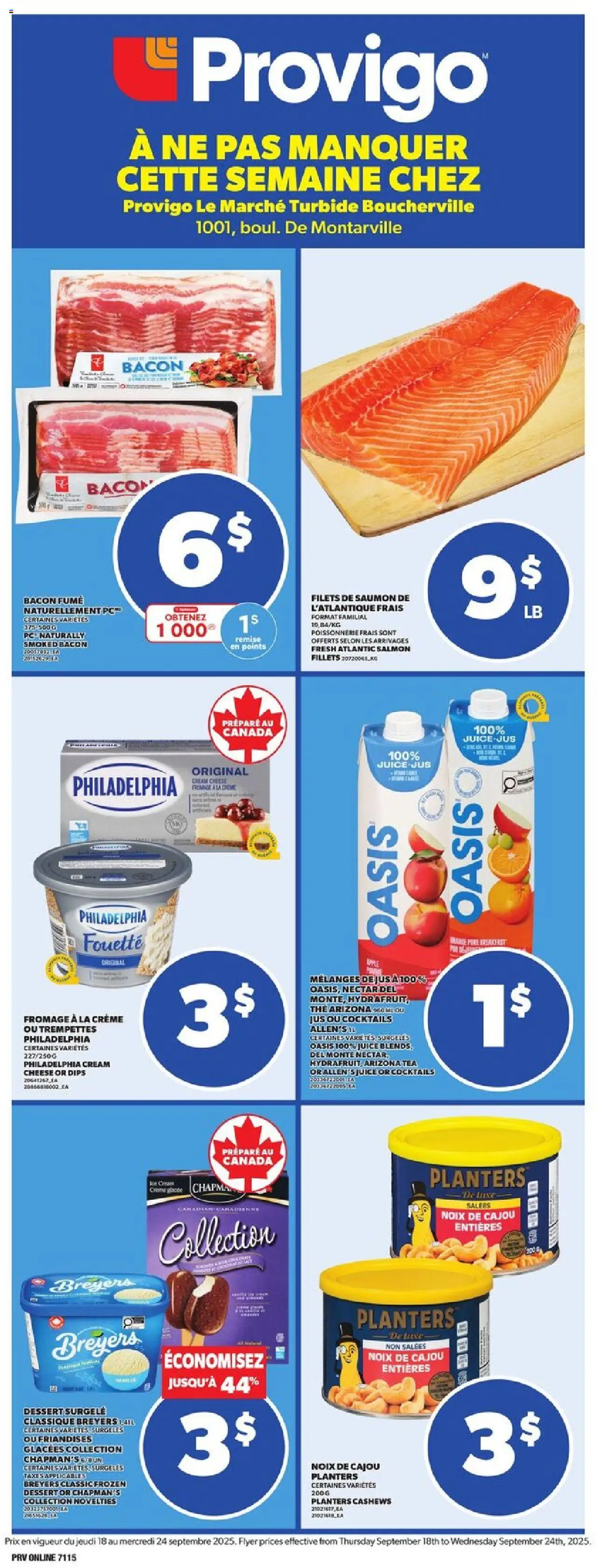 Preview of leaflet Weekly flyer / circulaire from shop Provigo is valid from Sep 18, 2025