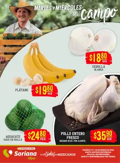 Vista previa las ofertas de la tienda Soriana - Soriana Martes y Miércoles del Campo Híper: Nuevo León, Ciudad Victoria y Tampico desde el 17/03/2026 