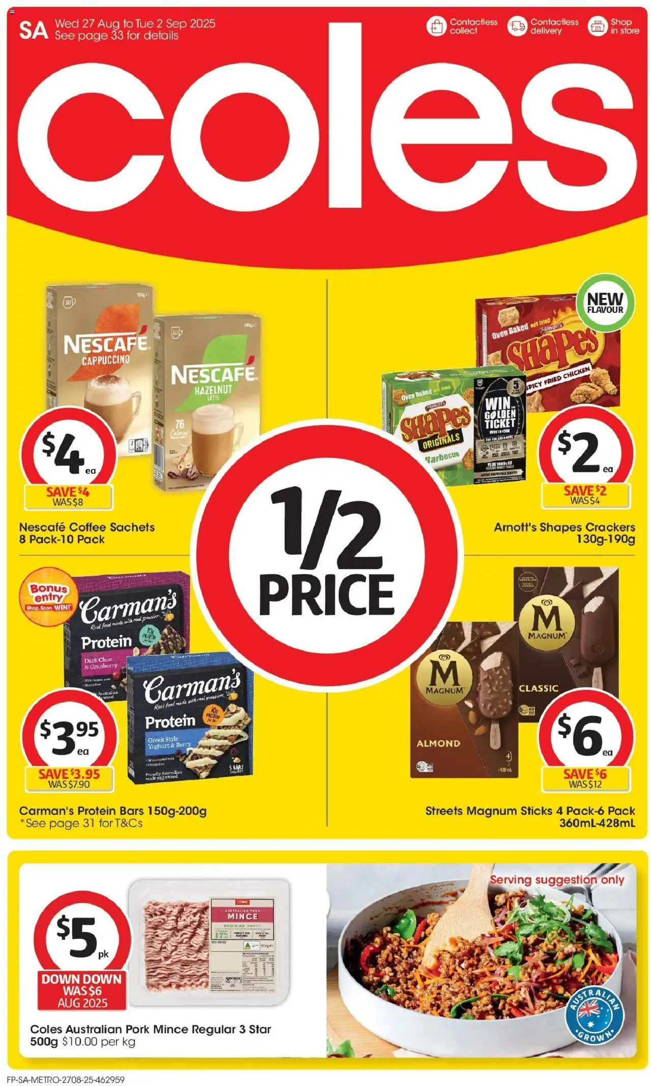 Coles catalogue valid from 27/08/2025 - page 1