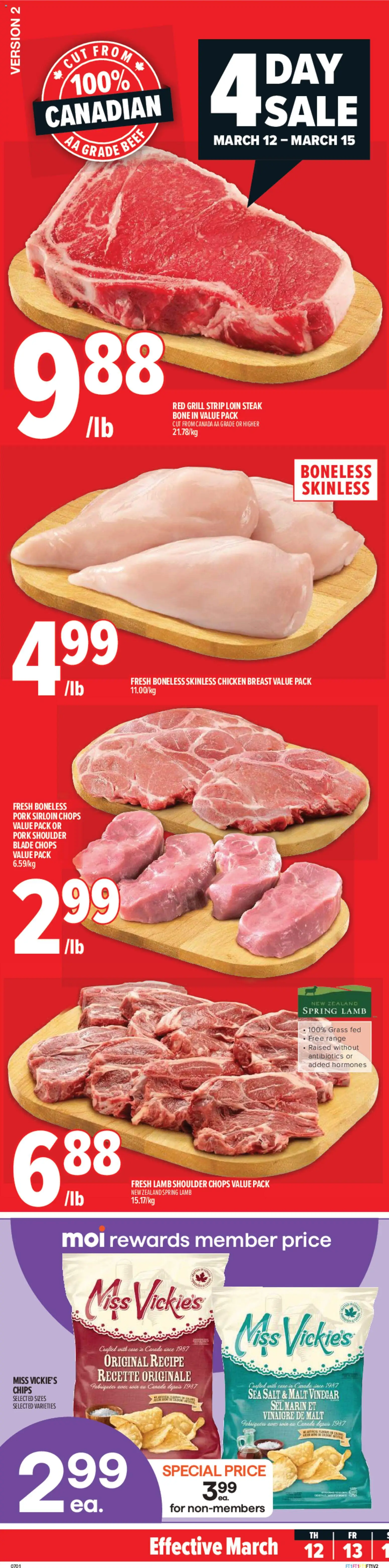 Preview of leaflet Metro weekly flyer - London from shop Metro is valid from Mar 12, 2026 - Chicken, Steak, Lamb, Beef, Grill, Salt, Pork, Pork shoulder