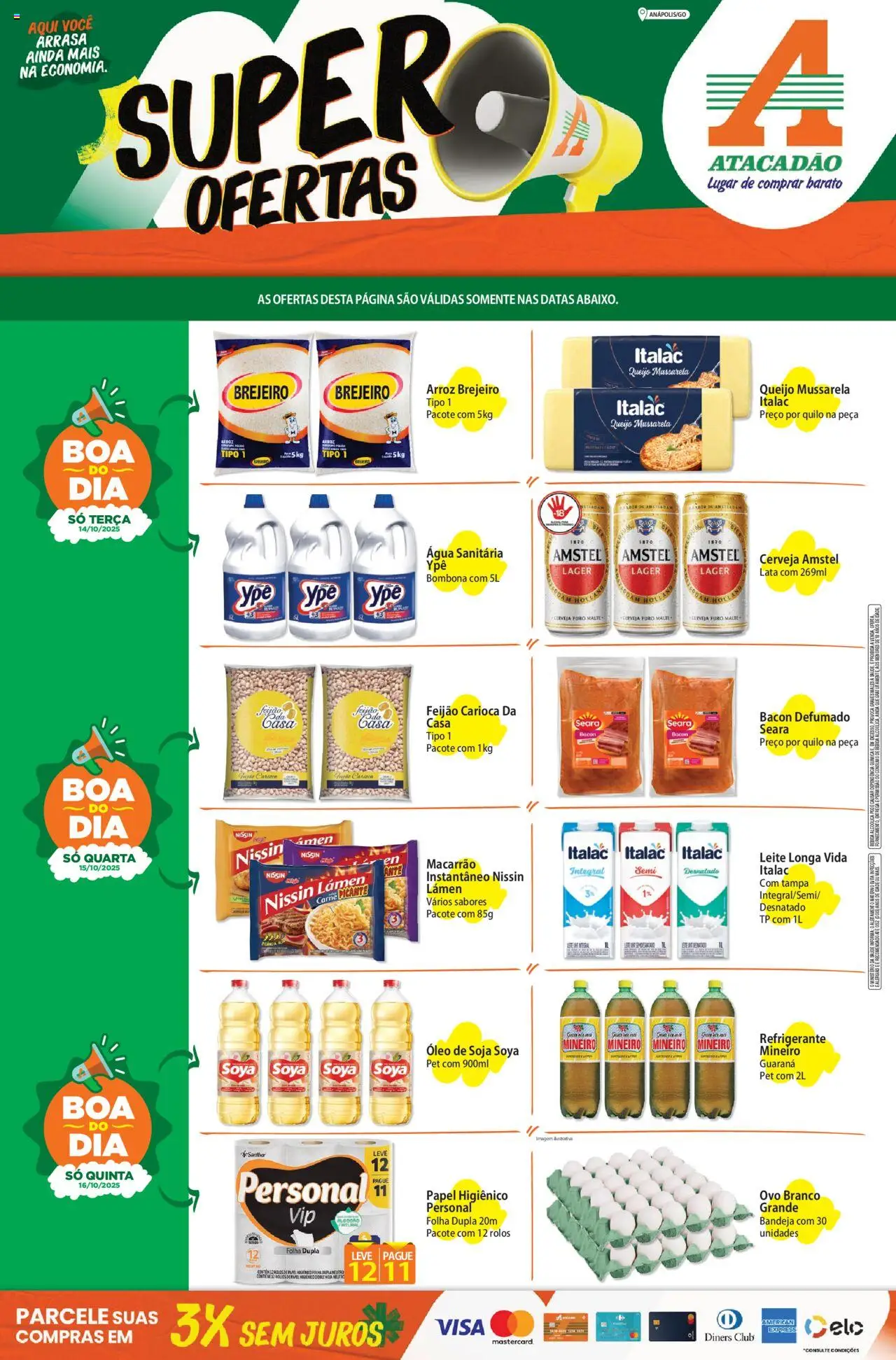 Atacadão folheto "Ofertas - GO" válido a partir de 14/10/2025 - número de página 1