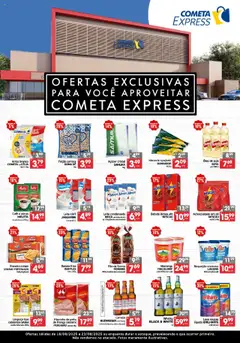 Pré-Visualização do folheto "Ofertas Exclusivas" da loja Cometa Supermercados válido a partir de 18/08/2025