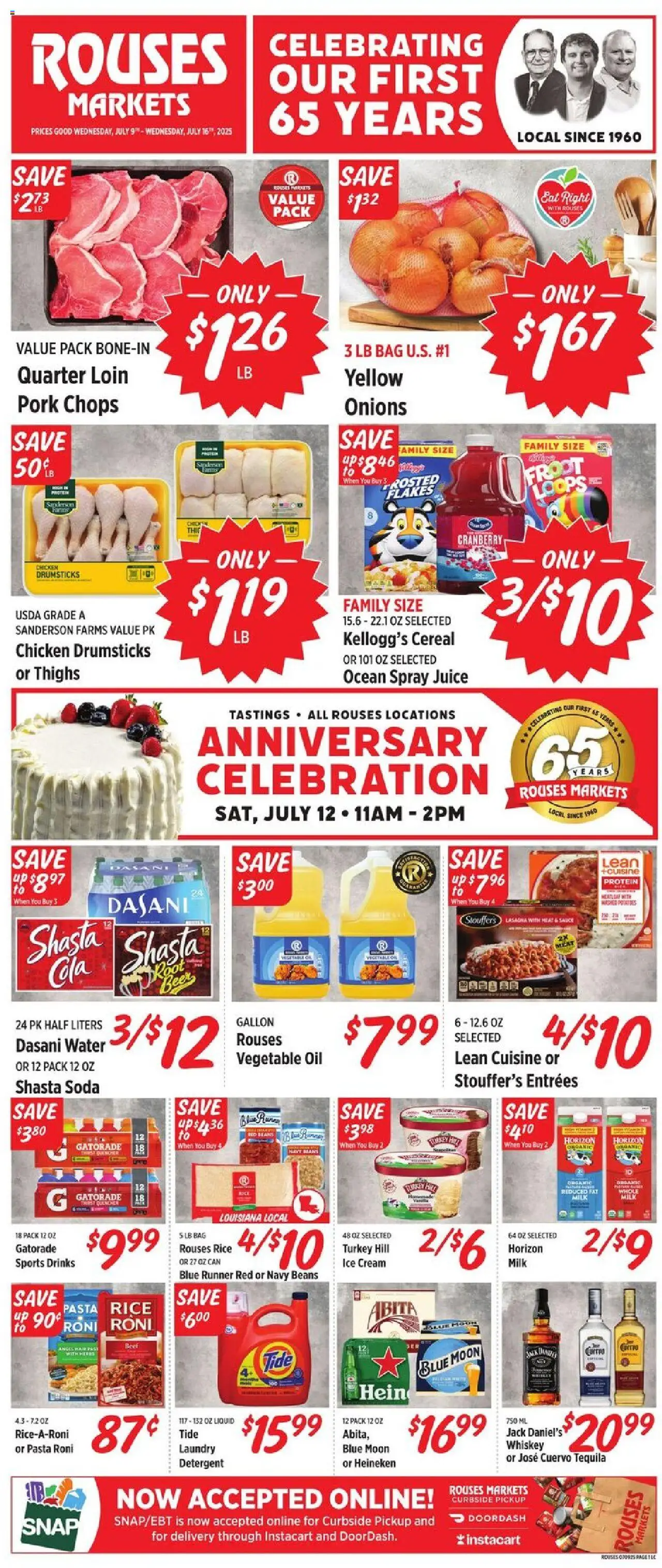 Rouses Weekly Ad from 07/09/2025 - Flyer - Page number 1