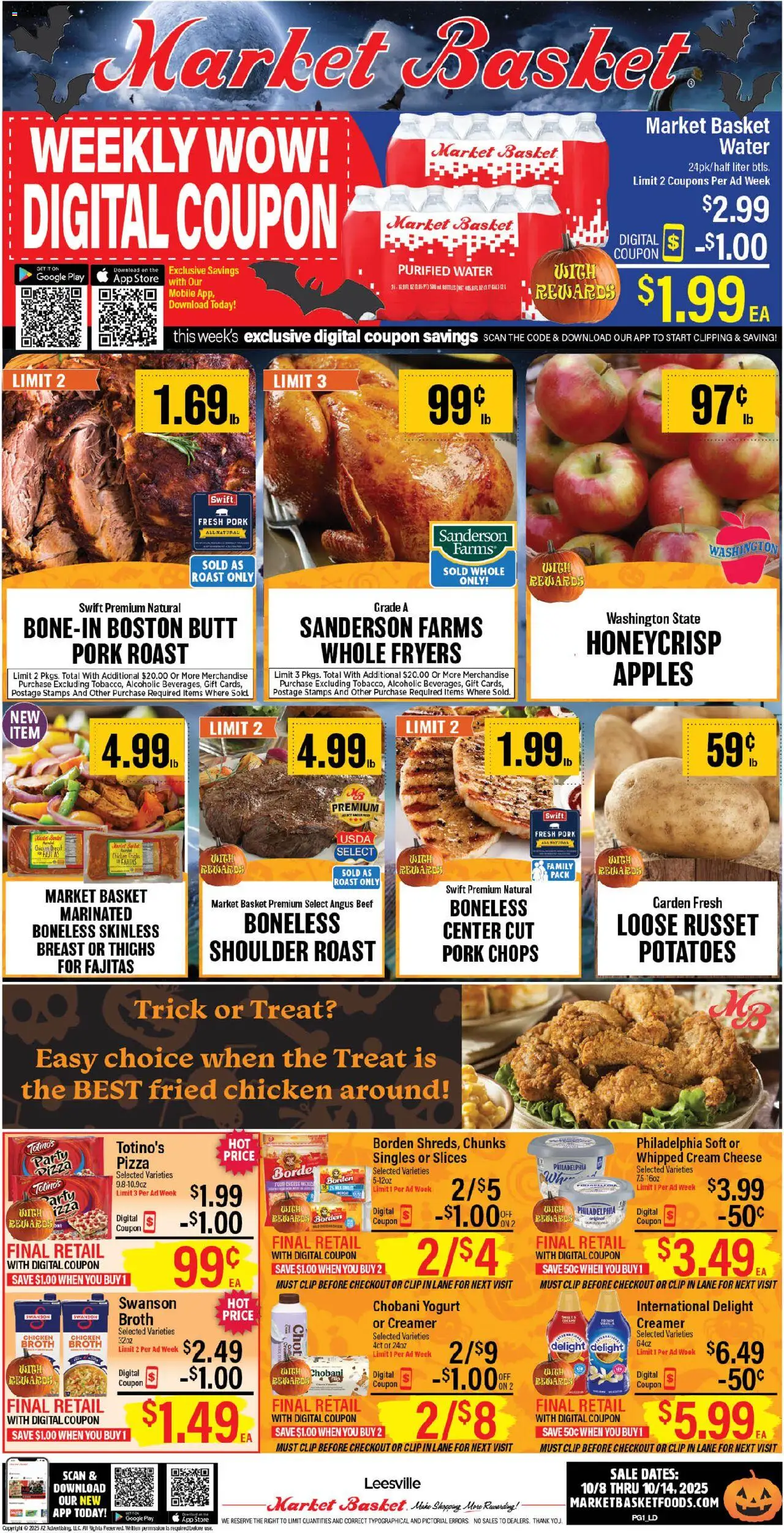 Market Basket Weekly Ad from 10/08/2025 - Flyer - Page number 1