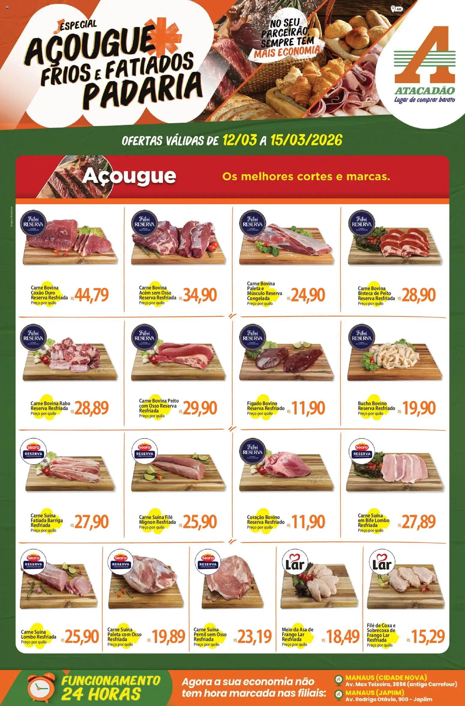 Pré-Visualização do folheto "Atacadão ofertas - AM" da loja Atacadão válido a partir de 12/03/2026