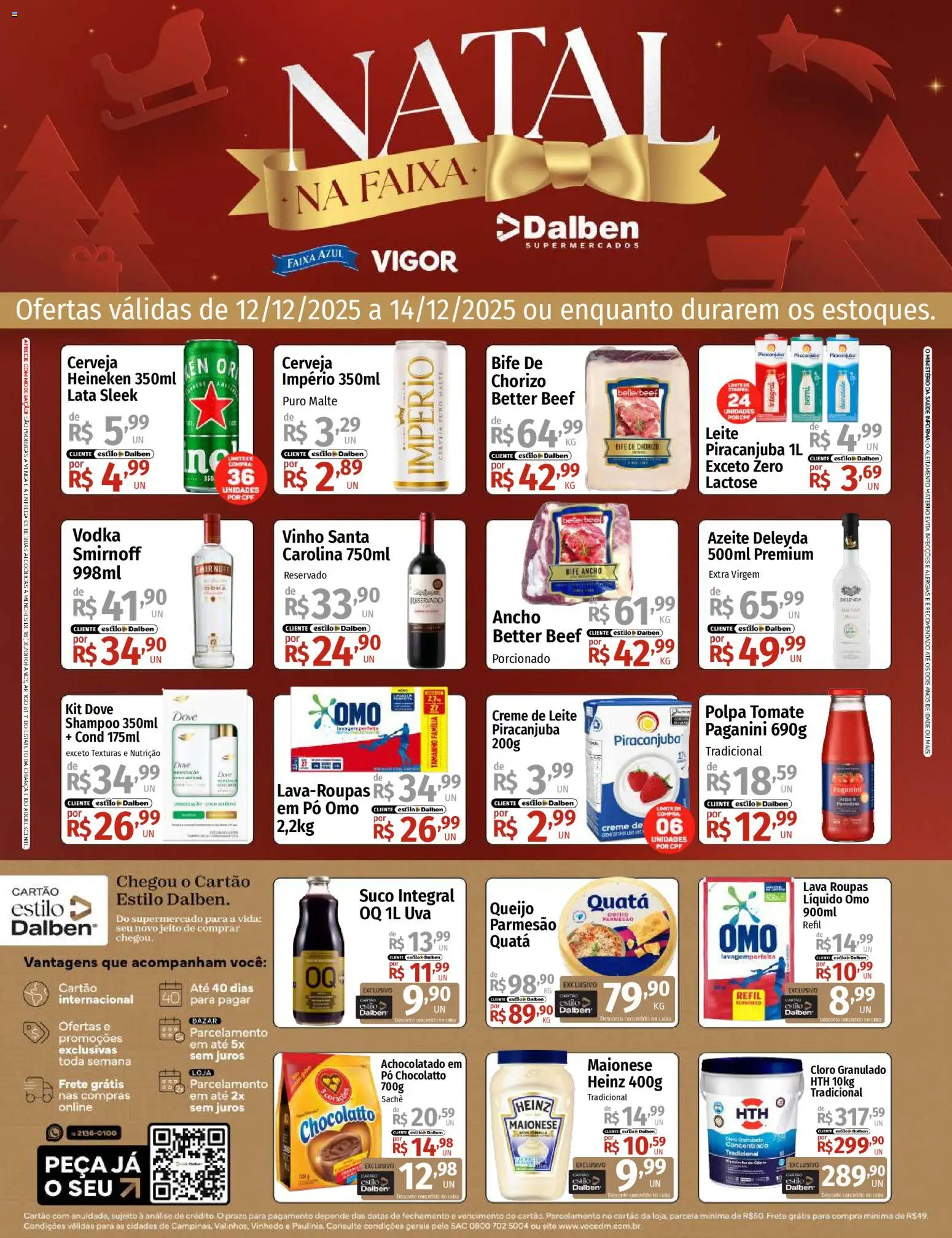 Pré-Visualização do folheto "Ofertas da semana" da loja Supermercado Dalben válido a partir de 12/12/2025