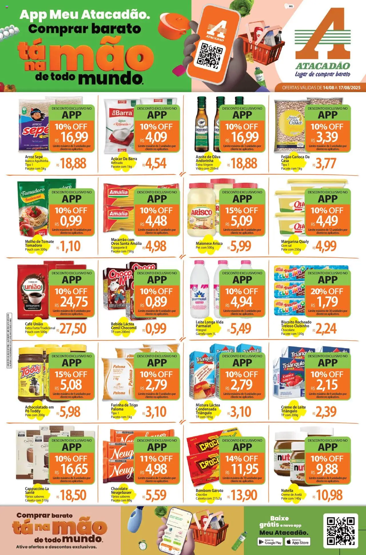 Atacadão folheto "Ofertas - MG" válido a partir de 14/08/2025 - número de página 1