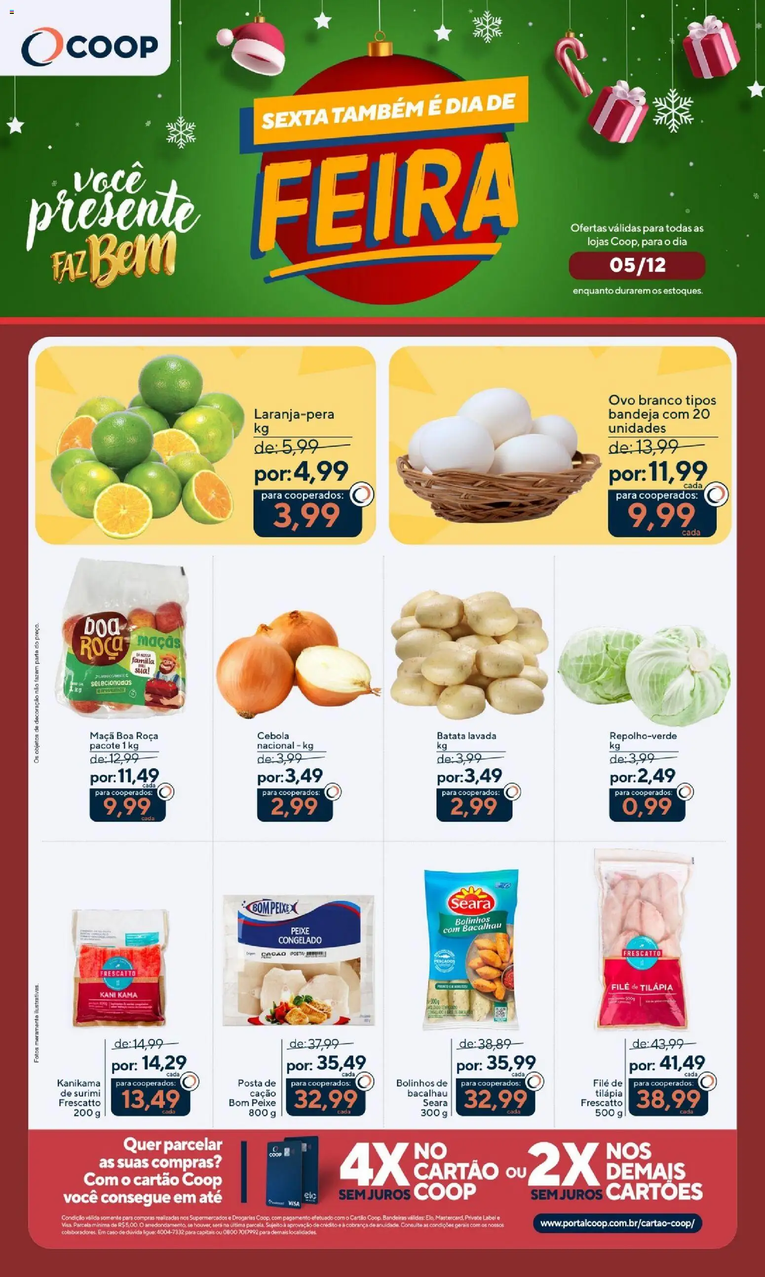 Pré-Visualização do folheto "Ofertas do Dia" da loja Coop válido a partir de 05/12/2025