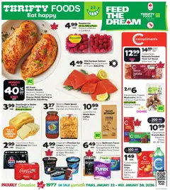 Un aperçu du dépliant Weekly flyer / circulaire du magasin Thrifty Foods est valide à partir 22 janv. 2026