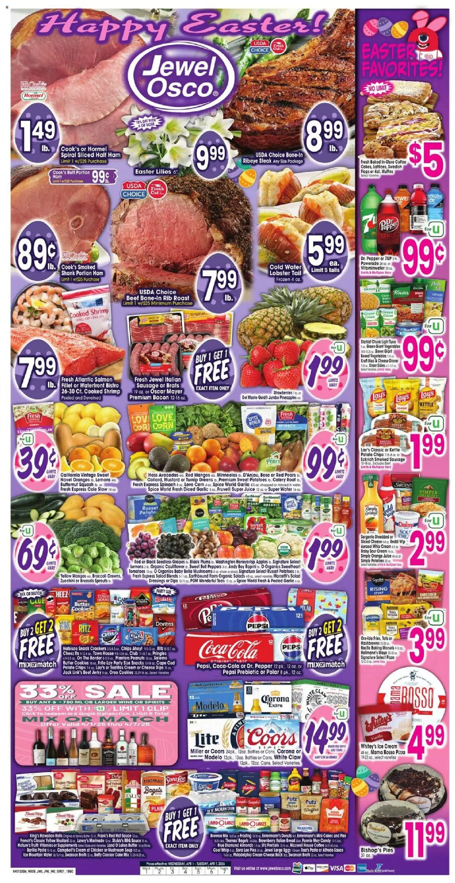 Ad Preview of Jewel Osco Jewel Osco Weekly Ad - IL from 04/01/2026