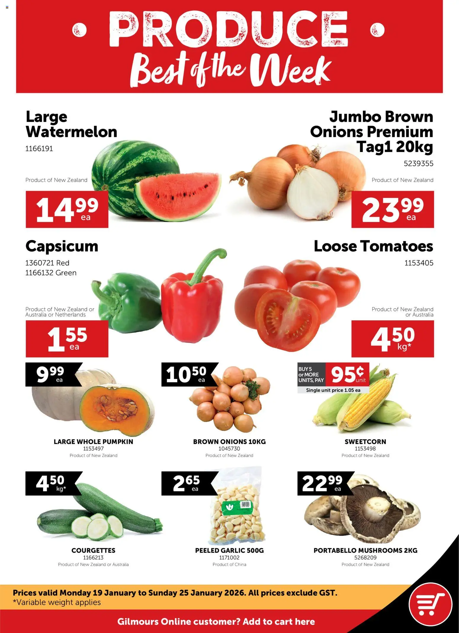 Preview of catalogue Catalogue from shop Gilmours valid 19 Jan 2026