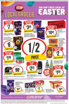 Preview of catalogue IGA Local Grocer SA from shop IGA valid 25/03/2026