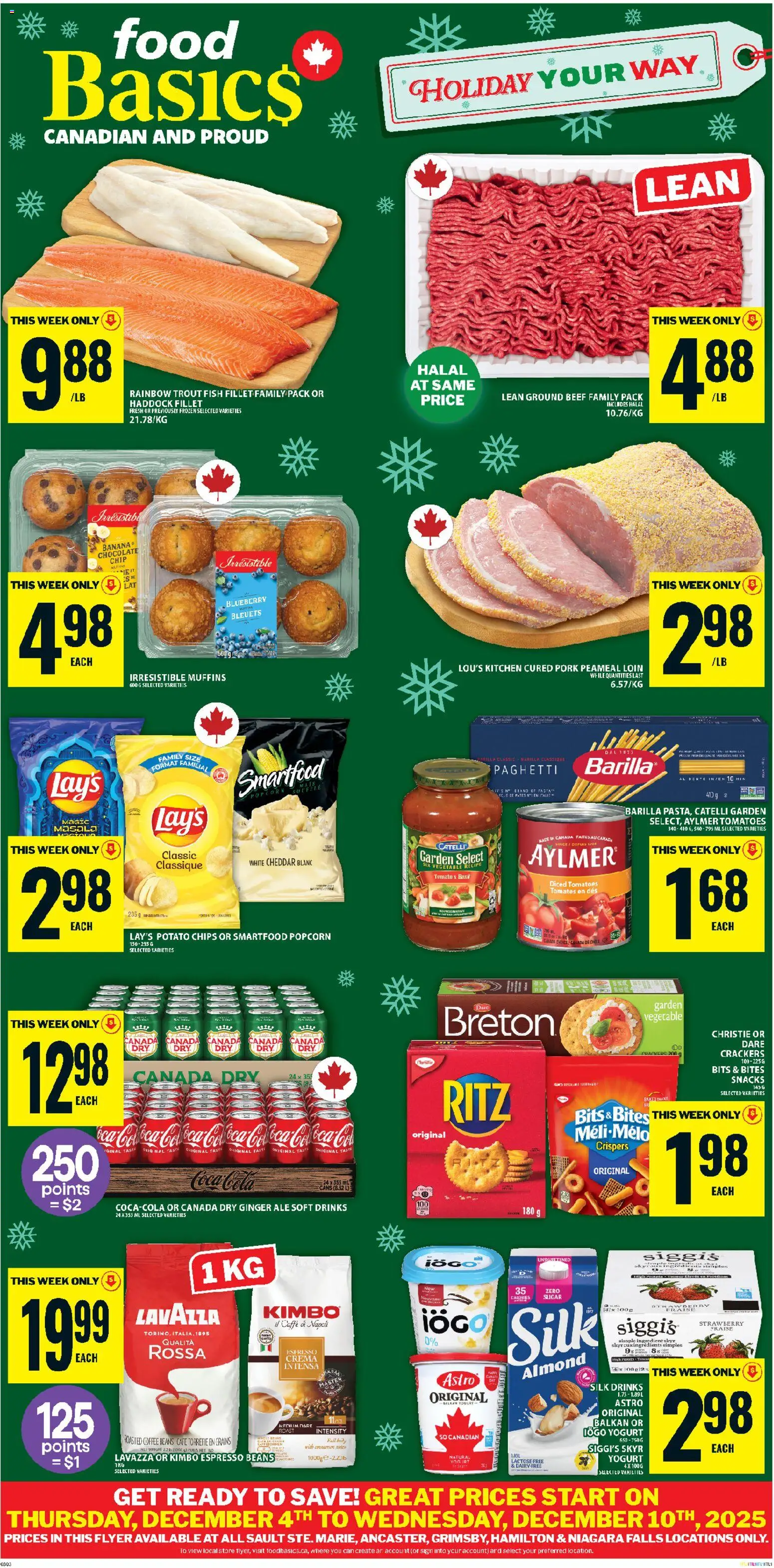 Preview of leaflet Ancaster from shop Food Basics is valid from Dec 04, 2025