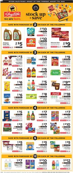 Ad Preview of ShopRite Weekly Ad from 07/31/2025