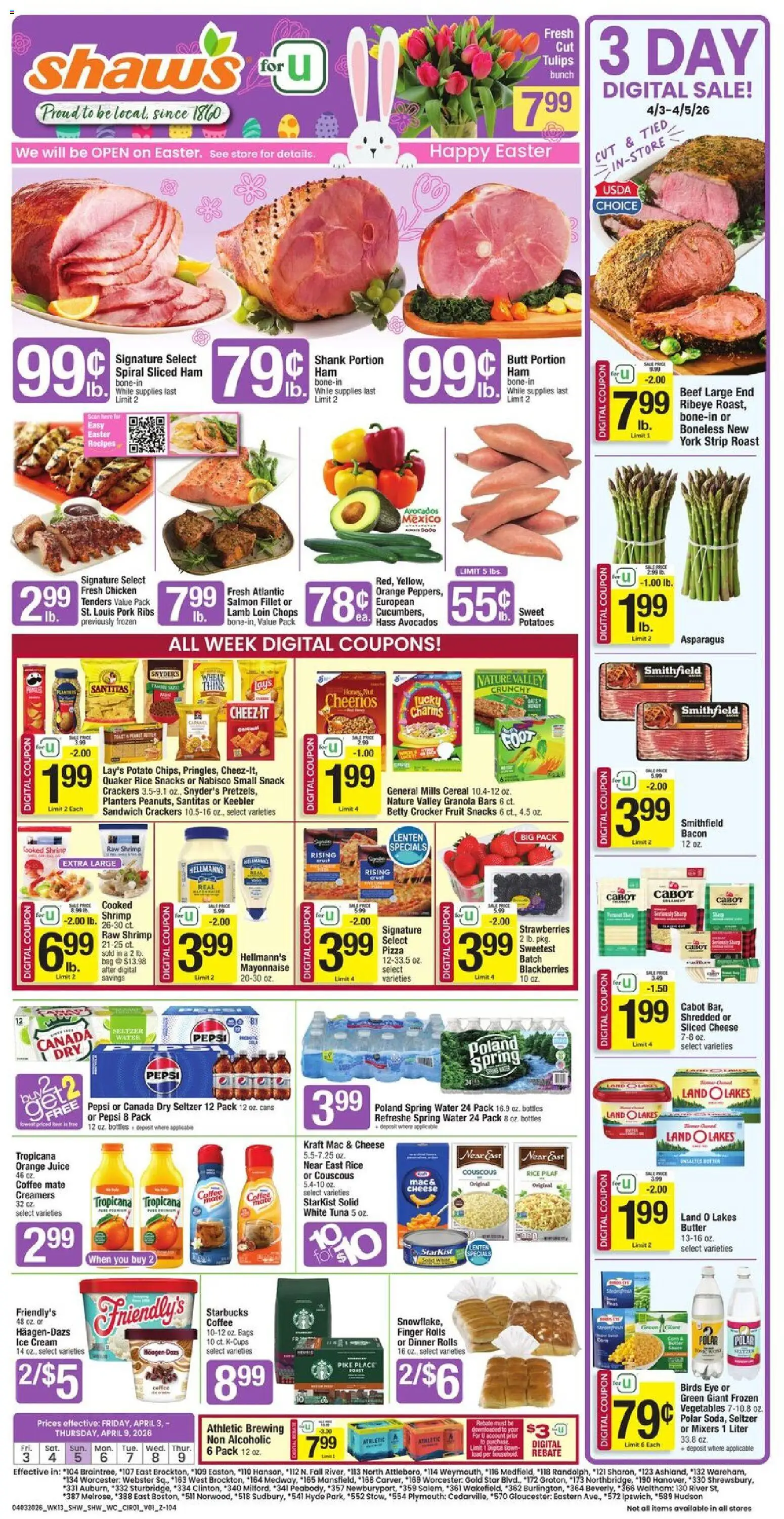 Ad Preview of Shaw's Shaw's Weekly Ad from 04/03/2026