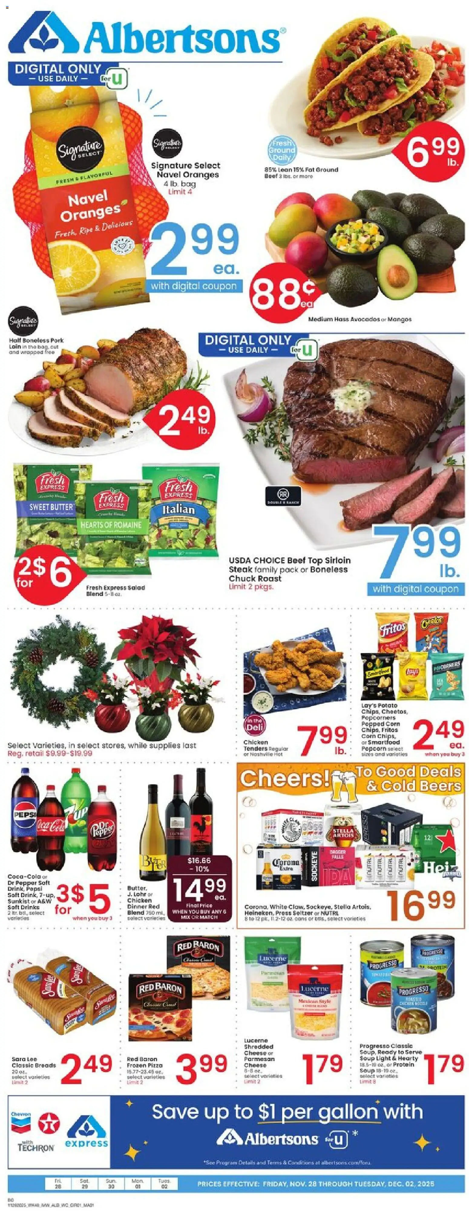 Ad Preview of Albertsons Weekly Ad from 11/28/2025