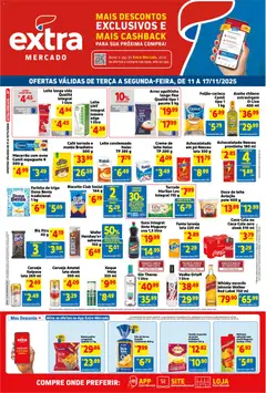 Pré-Visualização do folheto "Ofertas de Mercado" da loja Extra válido a partir de 11/11/2025