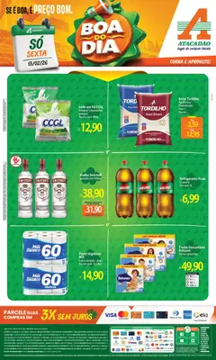 Pré-Visualização do folheto "Ofertas - RS" da loja Atacadão válido a partir de 13/02/2026
