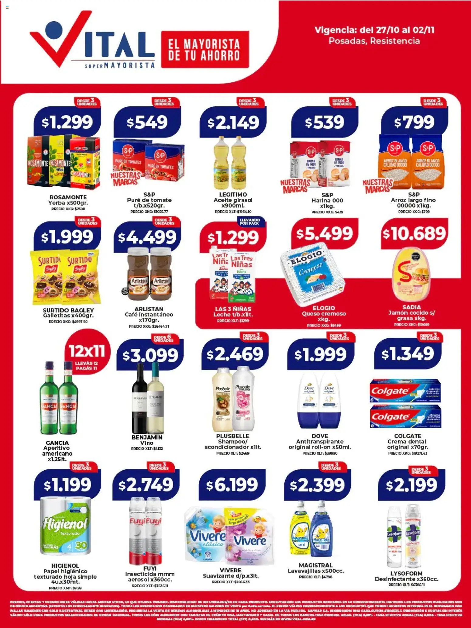 Vital Ofertas - Posadas del 27/10/2025 >> Catálogo