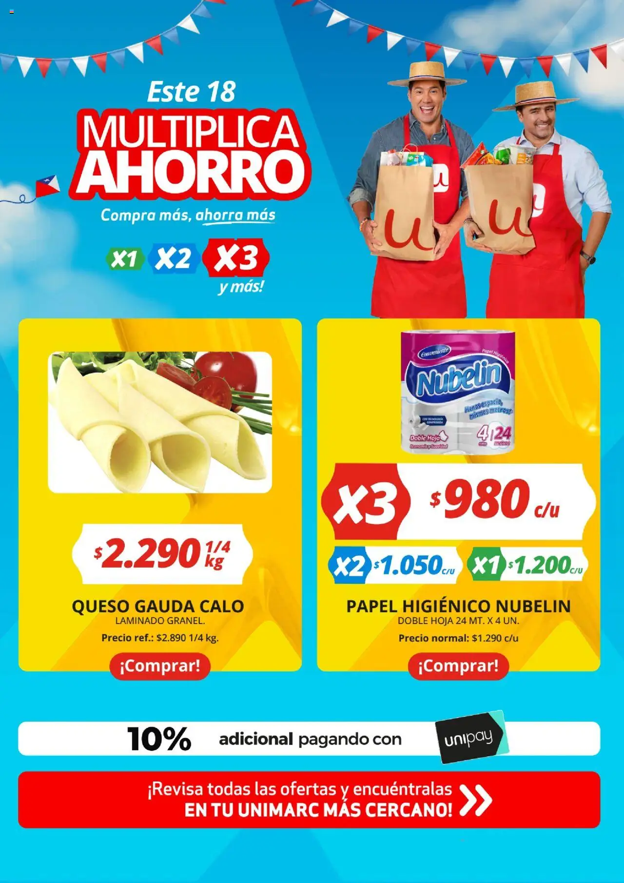 Unimarc Ofertas > válido desde 19.08.2025 > número de página 1