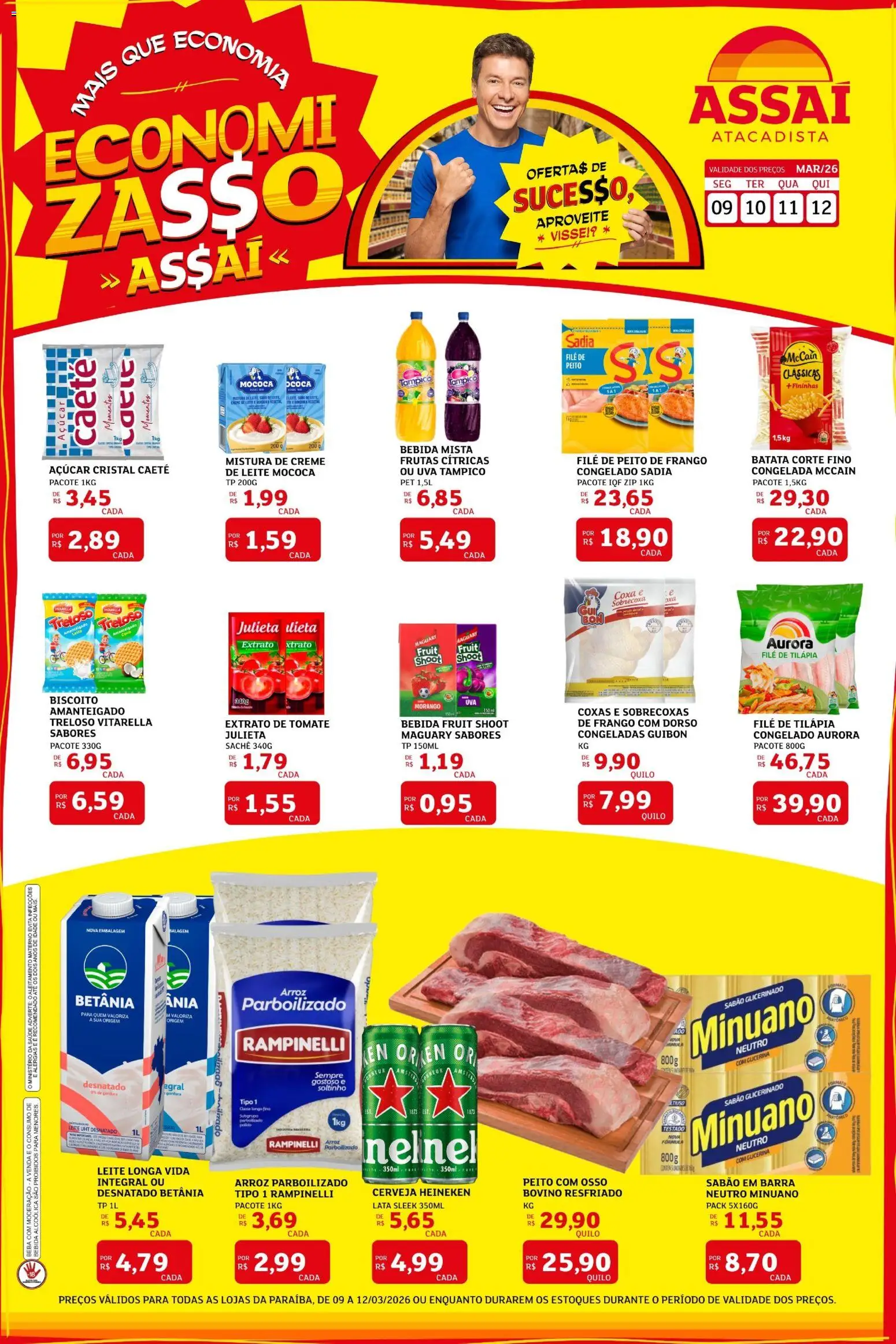 Pré-Visualização do folheto "Assaí Atacadista ofertas" da loja Assaí Atacadista válido a partir de 09/03/2026