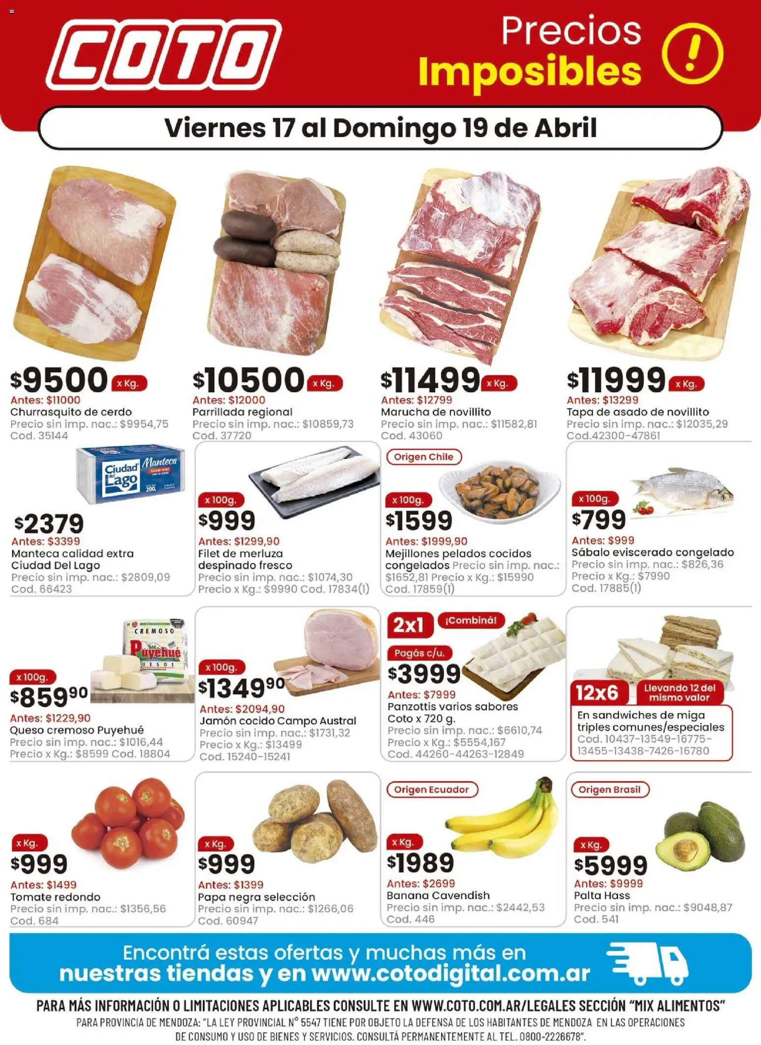 Vista previa del folleto de la tienda Coto válido desde el 17/04/2026 