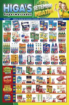 Pré-Visualização do folheto "Ofertas da semana" da loja Higa's Supermercado válido a partir de 03/09/2025