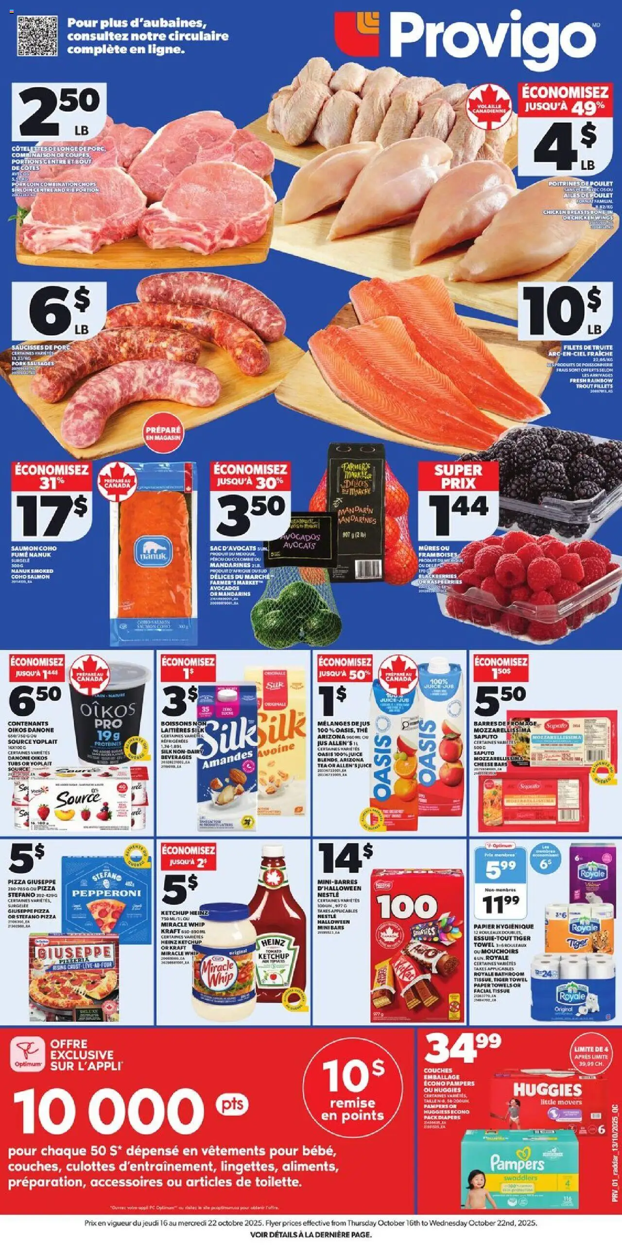 Provigo flyer valid from Oct 16, 2025 - page number 1