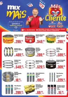 Pré-Visualização do folheto "Ofertas Mix Mais" da loja Mateus válido a partir de 11/09/2025