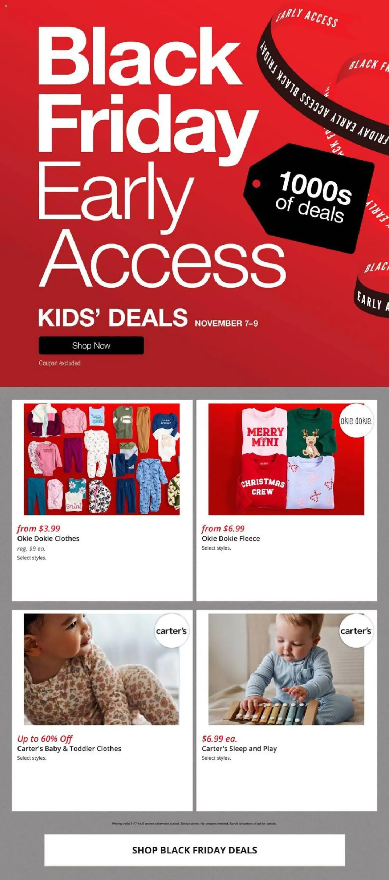 Ad Preview of JCPenney Black Friday Kid´s Deals from 11/07/2025