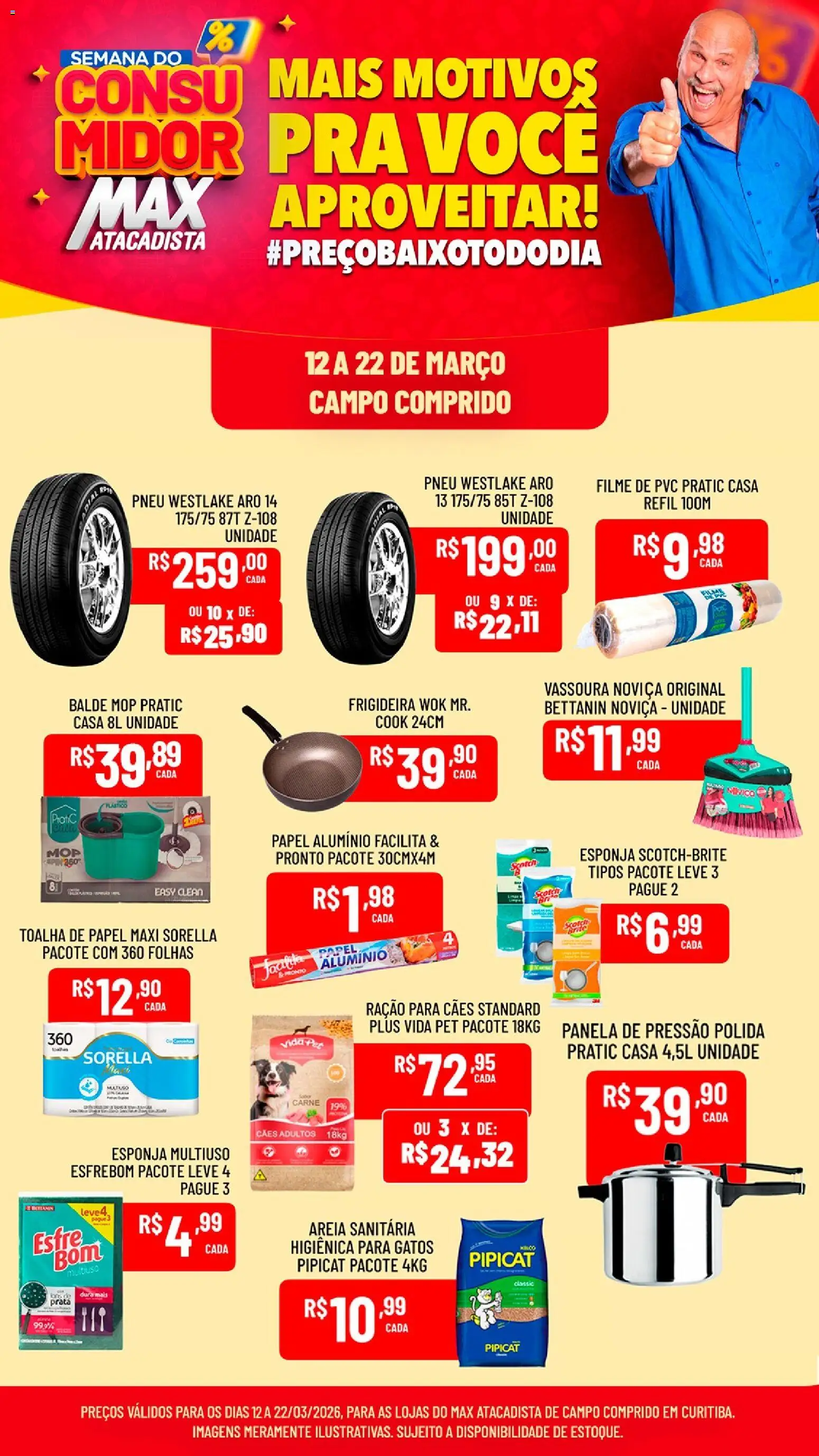 Pré-Visualização do folheto "Max Atacadista ofertas Semana do Consumidor" da loja Max Atacadista válido a partir de 12/03/2026