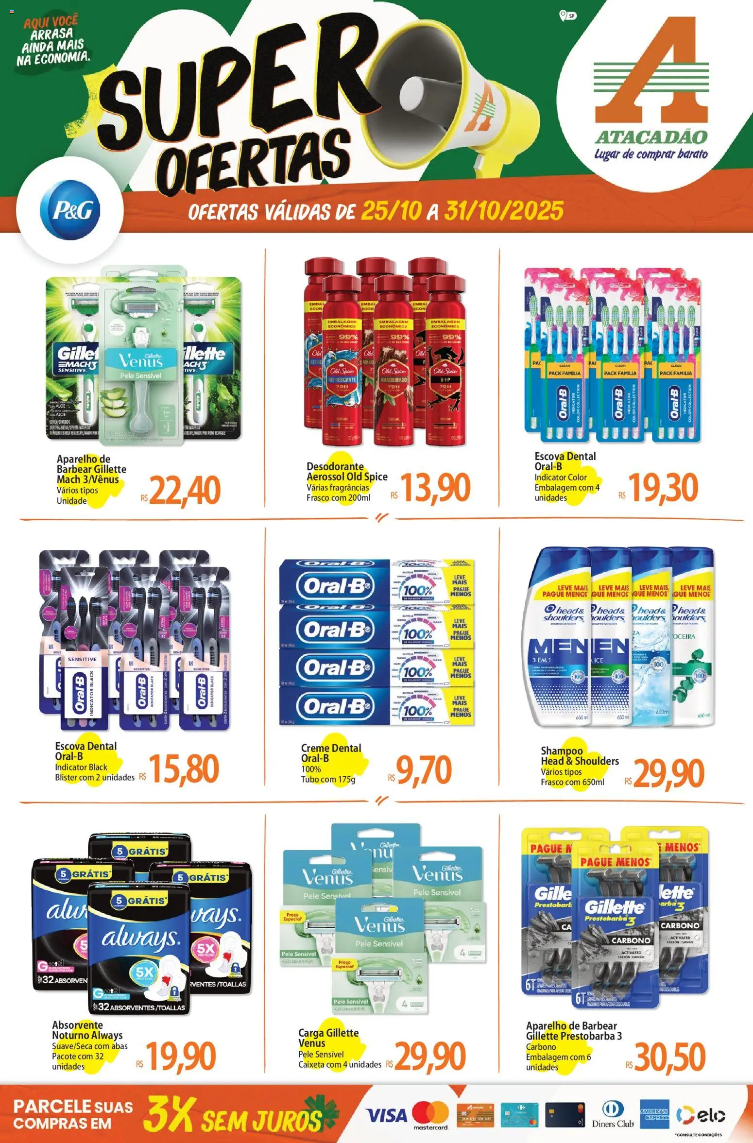 Atacadão folheto "Ofertas - SP" válido a partir de 25/10/2025 - número de página 1