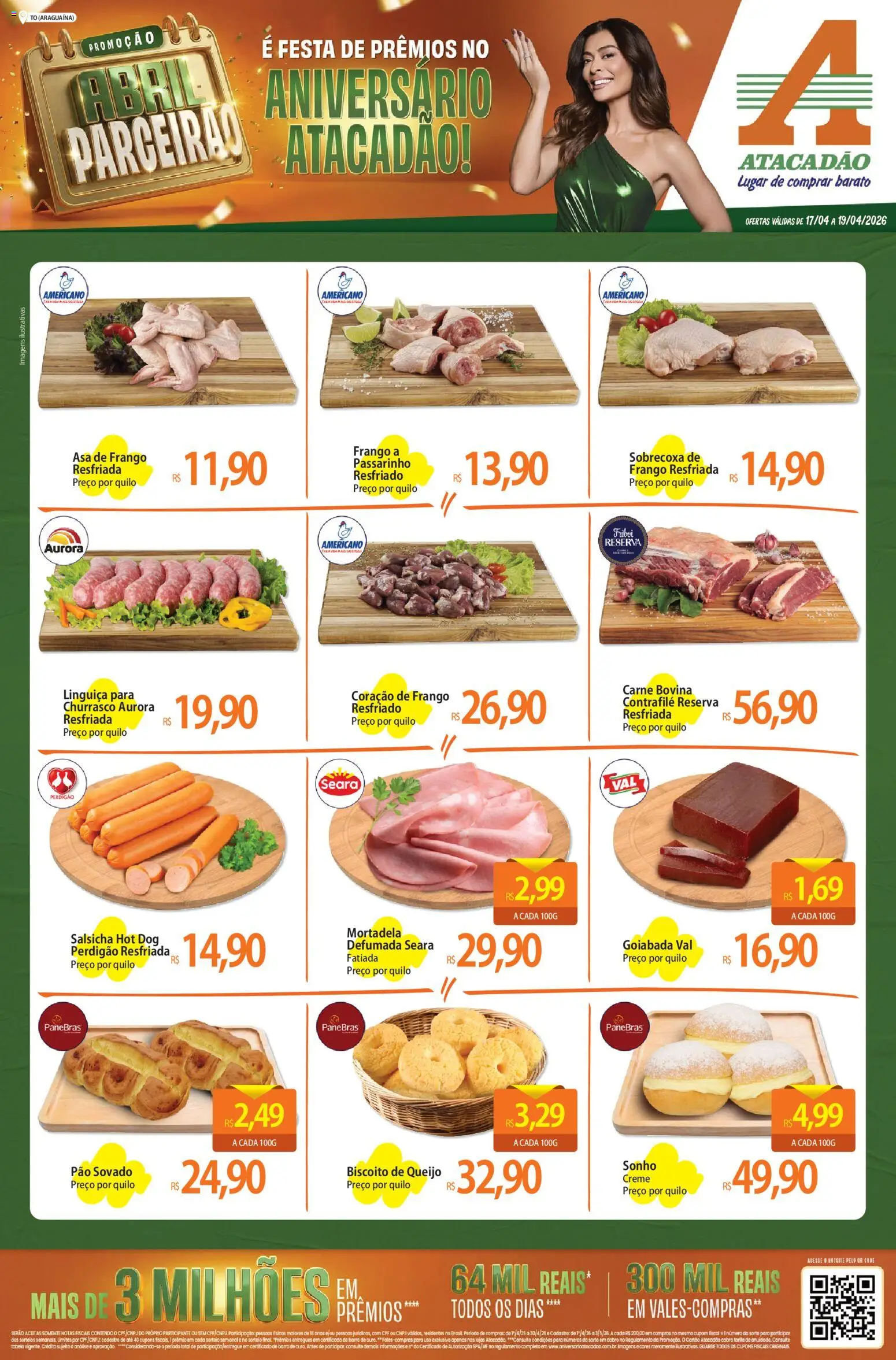 Pré-Visualização do folheto "Atacadão ofertas - TO" da loja Atacadão válido a partir de 17/04/2026