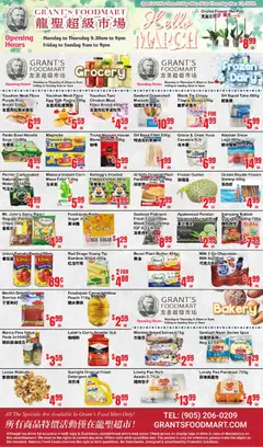 Preview of leaflet Oceans weekly flyer - Grant’s Foodmart from shop Oceans is valid from Mar 06, 2026