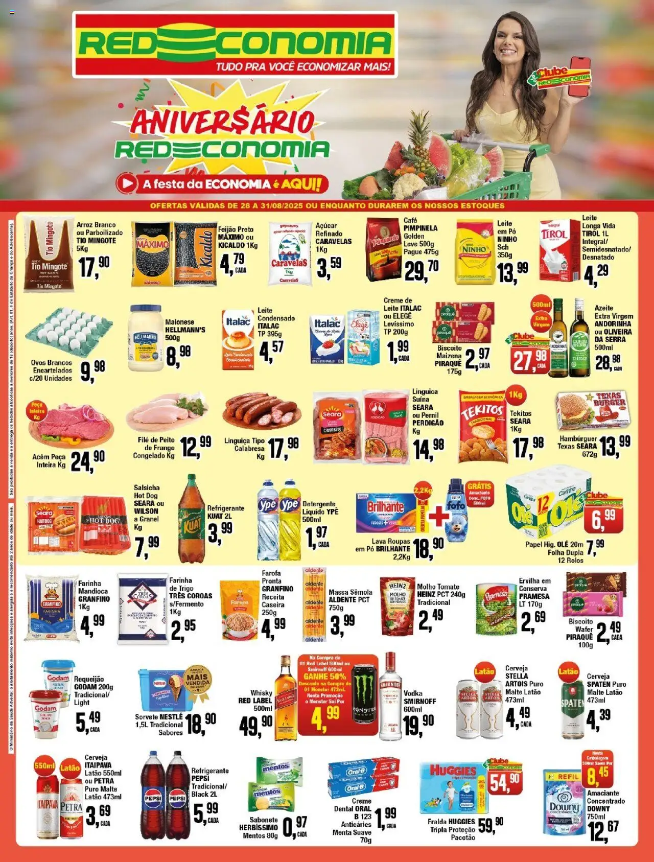 RedEconomia folheto "Encarte" válido a partir de 28/08/2025 - número de página 1