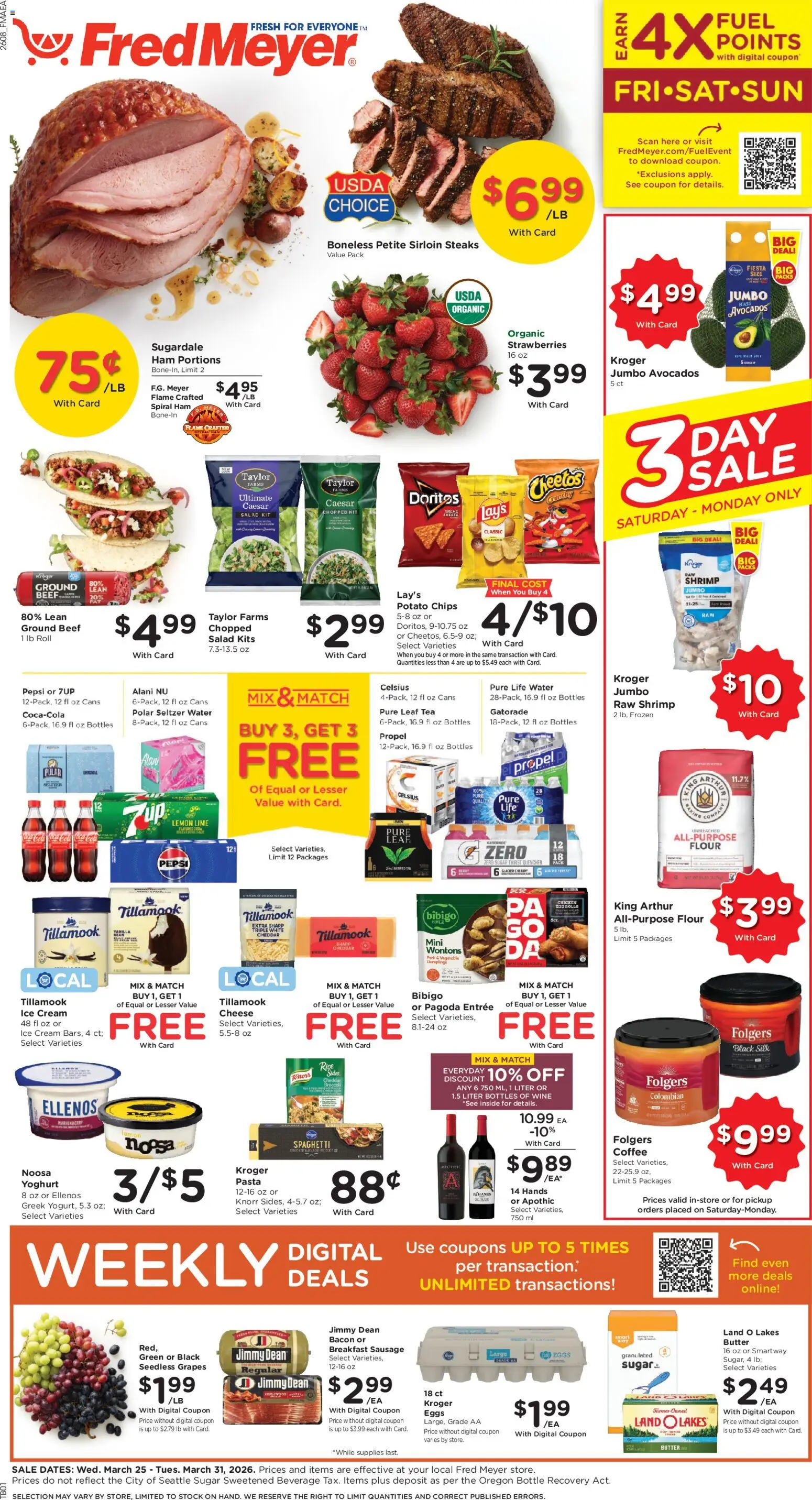 Ad Preview of Fred Meyer Fred Meyer Weekly Ad from 03/25/2026
