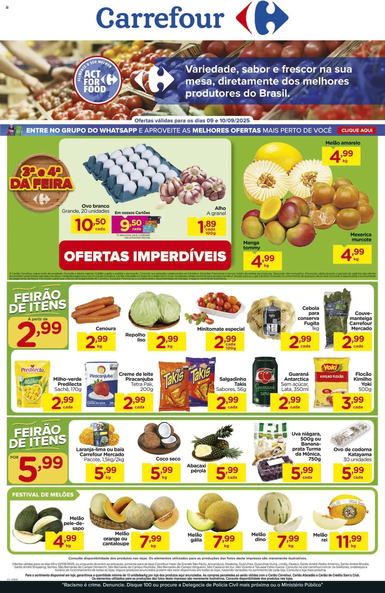 Carrefour folheto "Ofertas Feira" válido a partir de 09/09/2025 - número de página 1