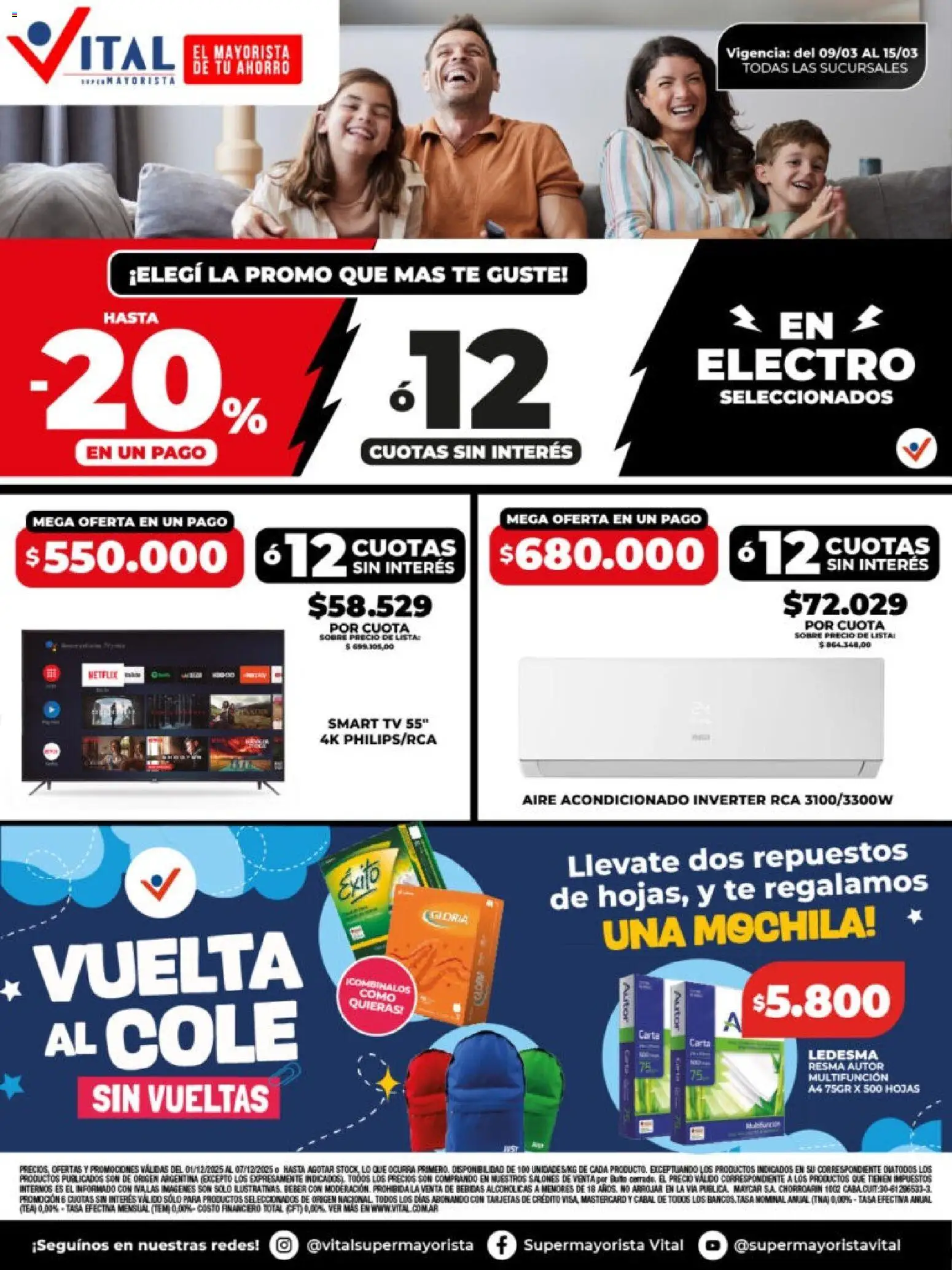 Vista previa del folleto de la tienda Vital válido desde el 09/03/2026 