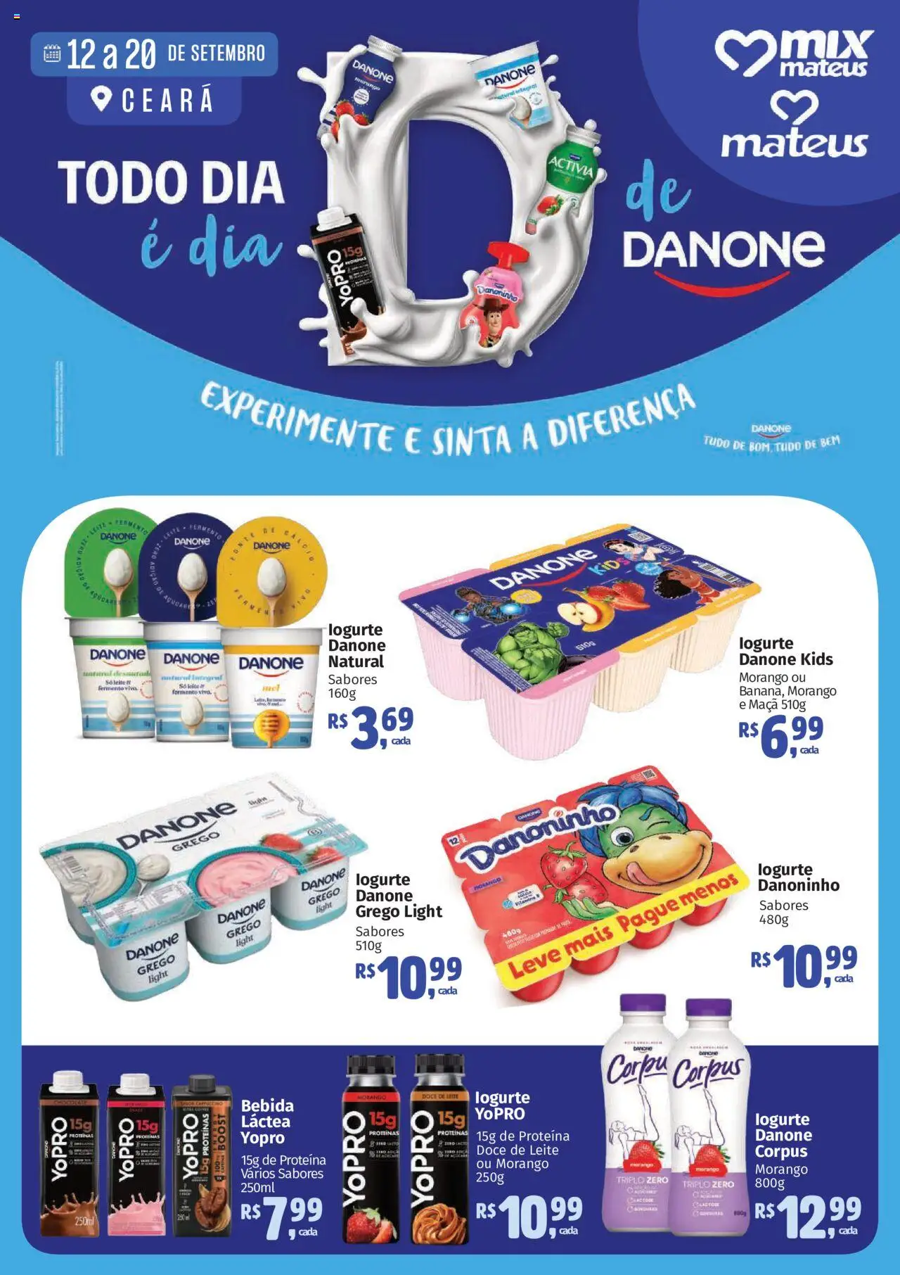 Mateus folheto "Ofertas Festival Danone" válido a partir de 12/09/2025 - número de página 1