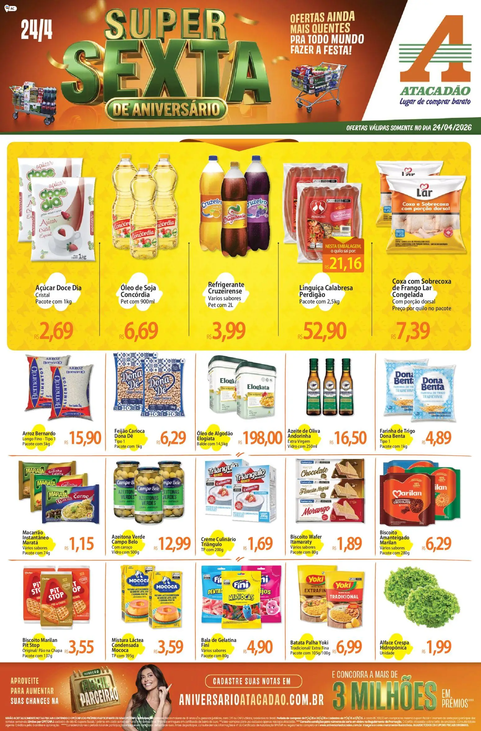 Pré-Visualização do folheto "Atacadão ofertas - AC" da loja Atacadão válido a partir de 24/04/2026