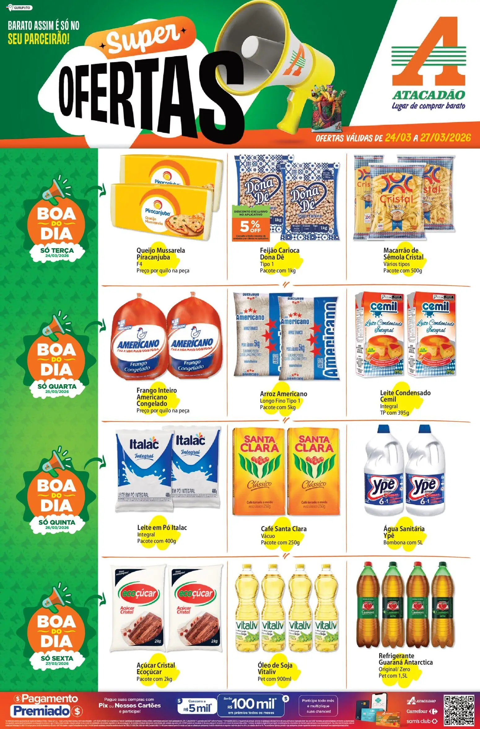 Pré-Visualização do folheto "Atacadão ofertas - TO" da loja Atacadão válido a partir de 24/03/2026